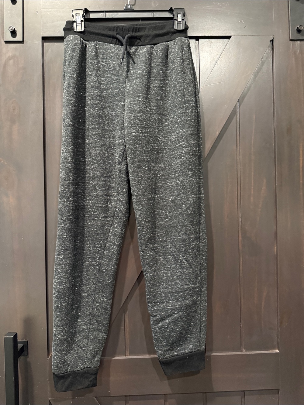 Arizona Jean Company Heather Charcoal Gray Jogger Sweatpants (fleece lined)